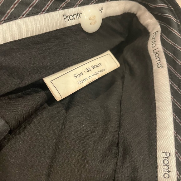 Pronto Uomo Mens Suit Jacket and Pants - Jacket 40L Pants 36 W - Picture 7 of 9
